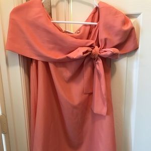 Coral off the shoulder top